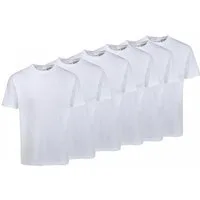 Fruit of the Loom T-Shirt, sechs Stück in unterschiedlicher Farbkomination (Packung, 6-tlg., 6er-Pack) mit Rundhalsausschnitt