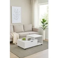 moebel-direkt-online Couchtisch In drei Dekorfarben, mit Rollen (mit Schublade), Breite 90 cm