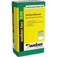 Dichtstoff weber.tec 930 Dichtschlämme, 25 kg
