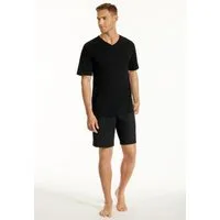 uncover by SCHIESSER Shorty Uncover Nightwear (2 tlg) V-Ausschnitt, Kurzarm, Kurze Hose, Reine Baumwolle, weich