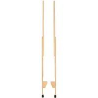 goki Outdoor-Spielzeug Stelzen, Holz, 2-teilig