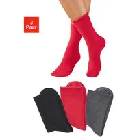 H.I.S Basicsocken (Packung, 3-Paar) mit extra weicher Viskose