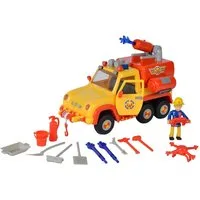 SIMBA Rennbahn-Auto Sam Feuerwehrauto Venus 2.0 mit Figur