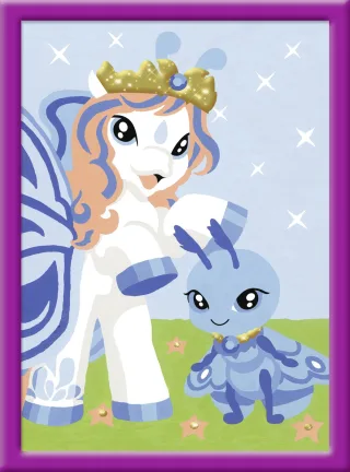 Ravensburger 27974 - Filly Rhett - Malen nach Zahlen Brilliant 13 x 18 cm
