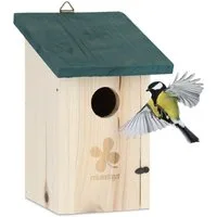relaxdays Vogelhaus Nistkasten für Vögel