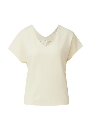 s.Oliver - T-Shirt beige - Gr. - 42