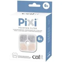Catit Trinkbrunnen Pixi Trinkbrunnen-Filter, 6er-Pack