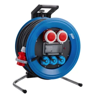 HEDI Kunststoff-Kabeltrommel Professional Plus Ø 450 mm, 16A-Ausführung - K4503020D2