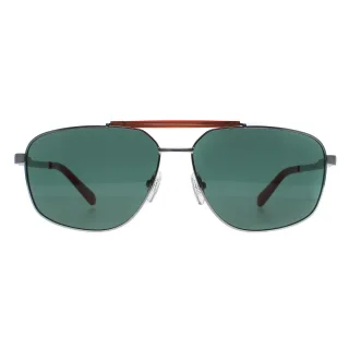 Guess Aviator Mens Glänzend Gunmetal Grün GU00054