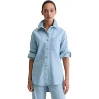 Marc O'Polo Jeansbluse aus Organic-Cotton-Mix-Stretch