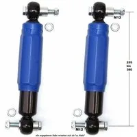 Apex Druckfeder 2x Achsstoßdämpfer A27510 Anhängerstoßdämpfer 1400/2800kg QUADRA