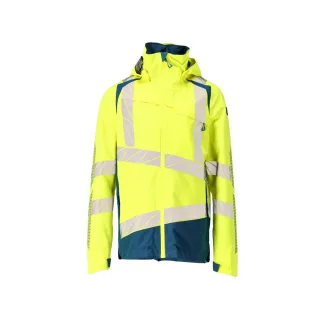 MASCOT Herren Hard Shell Jacke ACCELERATE SAFE Hi-vis Gelb / Dunkelpetroleum 4XL - 19301-231-1744-4XL
