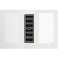 Klarstein Induktions-Kochfeld Full House 77 Down Air Induktion+Abzug 77 cm 4 Zonen 7120W 477 m³/h A, Kochfeld Abzugshaube Hob 4-fach 2 Flex kopffrei autark
