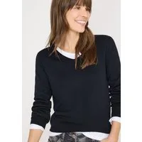 CECIL Strickpullover mit V-Ausschnitt