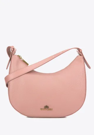 Wittchen Damen-Baguette-Handtasche aus Leder, Rosa, Naturleder