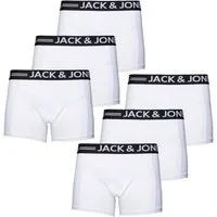 Jack & Jones Boxershorts SENSE 6er Pack (6-St) mit Logo Webbund