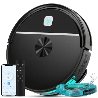 [EU Direct] NovuLife MFR01 3-in-1 Robot Vacuum Cleaner 3500Pa Strong Suction 300ml Dustbin 130Mins Runtime Smart Mapping