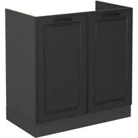 Vicco Unterschrank R-Line, Anthrazit Landhaus/Anthrazit, 80 cm ohne Arbeitsplatte (1-St)