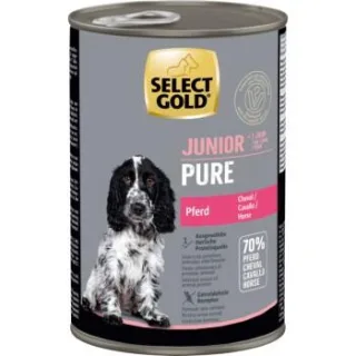 SELECT GOLD Pure Junior 100% Pferd 24x400 g