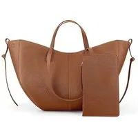AURIVION Tragetasche Damen Schultertasche aus Kunstleder, elegante große Tote Bag (Set, 1-tlg., Elegante Handtasche Damen, passend für jeden Anlass), Große Tote Bag für Damen, stilvoll für Alltag & Büro