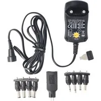 AccuCell 3 Volt bis 12 Volt Universal-Netzteil inklusive 1 USB- und 8 DC-Adapt USB-Ladegerät