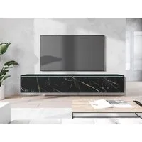 Home affaire Lowboard LOWBOARD VERA, wahlweise mit oder ohne Beleuchtung, Modernes griffloses TV-Board, 180 cm TV-Schrank, stehend und hängend