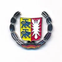 hegibaer Pins Schleswig-Holstein Wappen Kiel Edel Pin Anstecker 0926 (1-tlg), echt edel