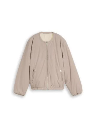Denim Tom Tailor - Teddy Jacke mit Wendefunktion atmosphere beige - Gr. - M
