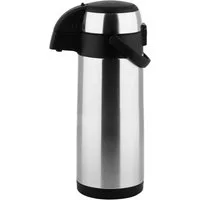 CS Koch-Systeme Pump-Isolierkanne PASSAU, doppelwandiger Edelstahl, 5 l, (1-St), mit tropffreiem Ausguss für sauberes und präzises Einschenken