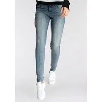 Arizona Skinny-fit-Jeans Ultra-Stretch, sehr bequem, gut zu kombinieren extra-eng geschnittene Beinform, normale Leibhöhe