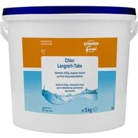 SUMMER FUN Poolpflege Summer Fun Chlor Langzeit-Tabs 200 g - 5 kg