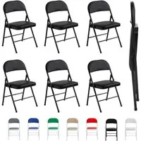 MCC direct Klappstuhl Kunstleder Klappstuhl gepolstert im 1er, 2er, 4er und 6er Set (6 St)