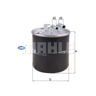 Mahle Kraftstofffilter Mercedes KL723D
