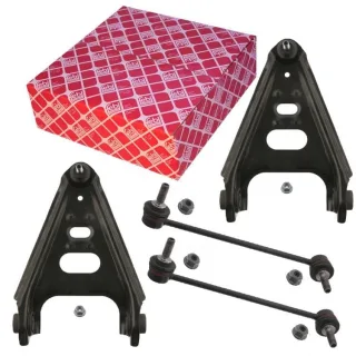 2 Febi Querlenker + Koppelstangen vorne Smart Fortwo Cabrio Coupe 451