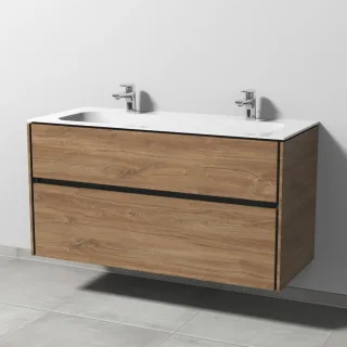 Sanipa Twiga Keramik-Set Finion mit 2 Auszügen, Eiche-Kansas, SL26459 SL26459