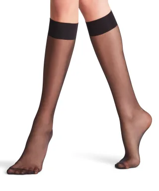 FALKE - FALKE Seidenglatt 15 DEN Damen black - Gr. - 40.5