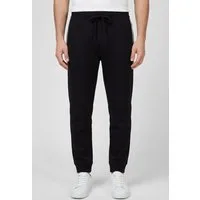 BOSS Jogginghose Authentic aus Baumwoll-Terry mit Streifen und Logo