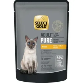SELECT GOLD Adult Pure in Soße Huhn 48x85 g