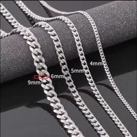 KARMA Panzerkette Edelstahlkette Herrenkette Damenkette silber Halskette Herren (1-tlg., wasserfest - antiallergisch), Herrenschmuck Damenschmuck Silberkette Gliederkette