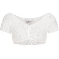 Nübler Dirndlbluse Dirndlbluse Carmen Maria in Weiß von Nübler
