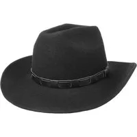 Lipodo Cowboyhut (1-St) Cowboyhut mit Lederband, Made in Italy