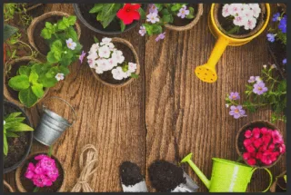 Fussmatte Garten 4630 | Größe: 60 cm x 45 cm