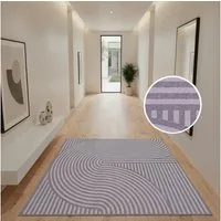 OTTO home Fußmatte Sammo, Schmutzfangmatte, Teppich, für Hausflur und Wohnbereiche, rechteckig, Höhe: 5 mm, Indoor, Eingangsmatte, Design, Scandi, Zen, rutschfeste Unterseite
