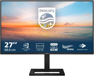 Philips 1000 Series 27E1N1300AE [27'' 1.920x1080 100Hz HDMI 1.4 USB-C 3.0 USB-A 3.0 USB-A 3.0 4ms Reaktionszeit] schwarz