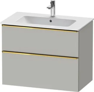 Duravit D-Neo Waschtischunterbau wandhängend Betongrau Matt 810x462x625 mm - DE4362034070000 DE4362034070000