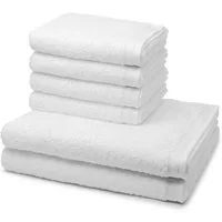 Möve Handtuch Set Superwuschel, Walkfrottee (Spar-Set, 6-St), 4 X Handtuch 2 X Duschtuch im Set - Baumwolle - Saugstark