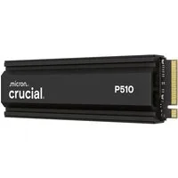 Crucial P510 2TB PS5 PC SSD M.2 2280 NVMe mit Kühlkörper interne SSD (2 TB) M.2" 10000 MB/S Lesegeschwindigkeit, 8700 MB/S Schreibgeschwindigkeit, High-speed PCIe Gen5 x4 NVMe 2.0 SSD with integrated heatsink