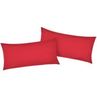 OTTO home Kissenbezüge Luisa., (2 Stück), aus 100% Baumwolle, mit Reißverschluss, atmungsaktiv, uni