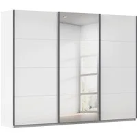 OTTO home Schwebetürenschrank Kleiderschrank Schrank Schlafzimmerschrank Garderobe AGORDO (Breiten 203/271/315/360 cm in drei Griff-Farben - NEU: Farbe SCHWARZ) Top Innenausstattung, in 4 Breiten und 2 Höhen MADE IN GERMANY
