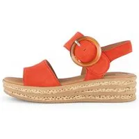 Gabor Keilsandalette, Riemchensandale, Sommerschuh mit modischer Zierschnalle